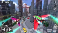 Light Bike Flying Stunt Гоночный симулятор Screen Shot 0