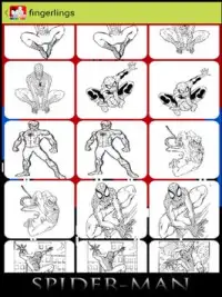 Coloring Spider-man : spiderMan games free Screen Shot 2