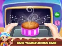 صانع كعكة حقيقية للمرح-لعبة طبخ Screen Shot 2