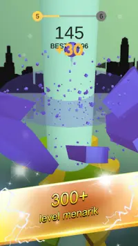 Helix Jump Ball-Crazy Spiral Game Screen Shot 1
