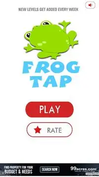 Kostenlose Frog Tap Spiel Screen Shot 0