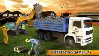 Escavadeira Simulator 3D -Construction & Cargo Sim Screen Shot 1
