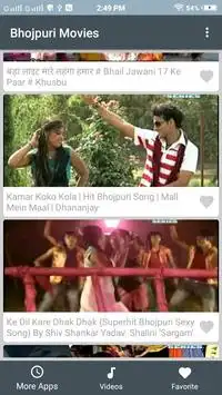 Hot Bhojpuri video Songs Screen Shot 2