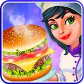 fast food chef truck: burger maker game