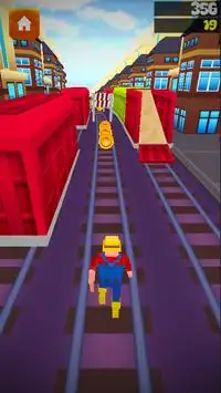 Subway Ninja Runner Screen Shot 0