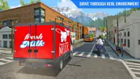 Milk Van Delivery Simulator Screen Shot 2
