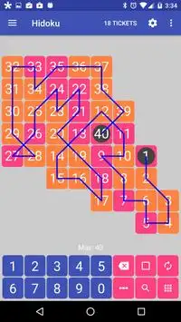 Hidoku and Number Knot Solver Screen Shot 2