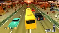 Bus traffic racer: Fiebre de carreras de carretera Screen Shot 0