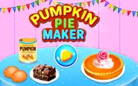 Pumpkin Pie Maker - Dessert Food Cooking Game Screen Shot 0