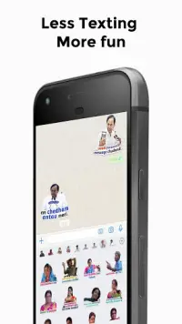 Sticker Babai - WAStickerApps Telugu Stickers Screen Shot 1