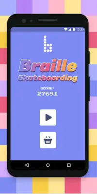 Braille Skate Game Screen Shot 1