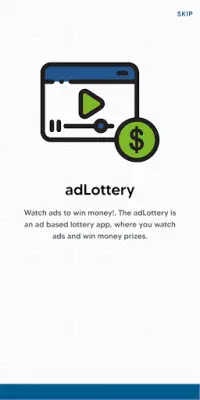 adLottery - Watch ads to win money. Screen Shot 1