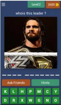wrestlers names quiz game Screen Shot 2