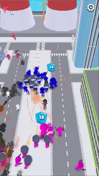Crowd War: io games Screen Shot 2