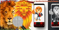 Lion Pixel Art-Animal Coloring By Number Screen Shot 0
