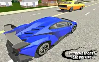 Extreme Sports Car : City Street Driving Simulator Screen Shot 2