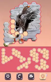 Block hexa puzzle - Animals Jigsaw Screen Shot 1