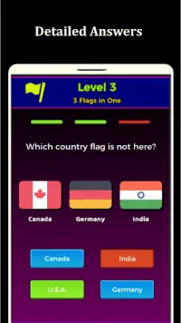 World Flags Quiz Game Screen Shot 1