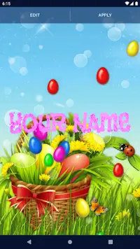 Easter Eggs Live Wallpaper Screen Shot 1