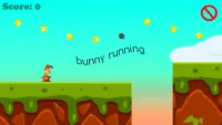 Running bunny game Screen Shot 2