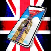 UK Flag Zipper Lock Screen Screen Shot 2