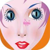 Cat’s Eye Girl face makeup