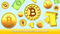 Crypto Fidget Trading 3D - Squid Bitcoin Pop It 3D Screen Shot 2