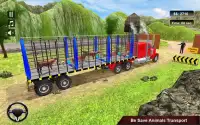 zoo animale trasportatore camion 3d gioco Screen Shot 0