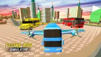 Vôo Cidade Ônibus: Voar Simulador 2019 Screen Shot 1