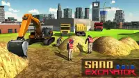 Sand Excavadora Simulador 2016 Screen Shot 3