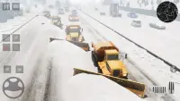 Heavy Excavator Snow Plow Sim Screen Shot 0