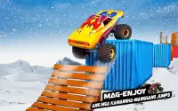 Mega Ramp Halimaw Truck Karera ng Laro Screen Shot 1