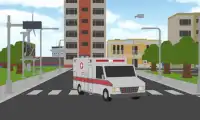 blocky emergency parking sim 2 Screen Shot 0