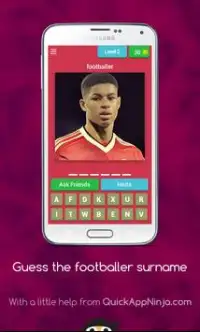 Guess the footballer surname Screen Shot 2