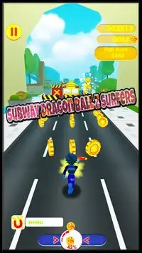 Subway Dragon ball surfer Z Screen Shot 1