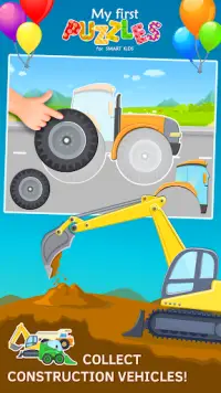 Car puzzles for toddlers Screen Shot 0