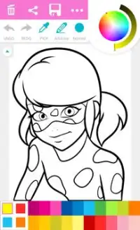 Ladybug and Cat Noir Coloring Book Screen Shot 0