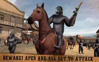 Apes Age Vs Wild West Cowboy: Survival Game Screen Shot 8