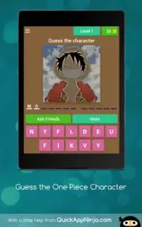 Guess the One Piece Character Screen Shot 5
