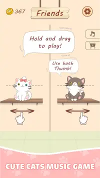 PopCat Duet: Kitty Music Game Screen Shot 15