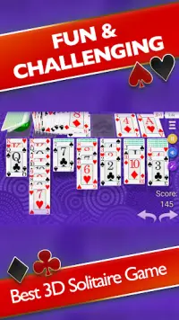 Solitaire 3D: Play 52 cards Screen Shot 2