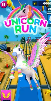 Unicorn Magical Pony Run Screen Shot 2