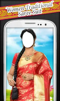 Women Traditional Saree Suit Screen Shot 3