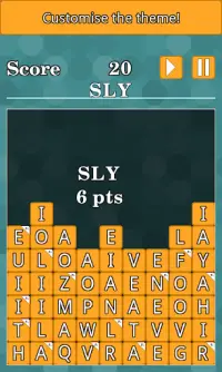 WordTris - The word spelling tower game Screen Shot 6