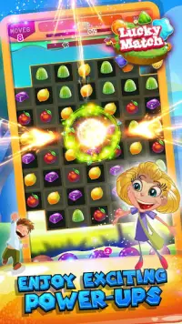 Lucky Match | Sweet Jelly Fruit Connect Puzzle Screen Shot 3