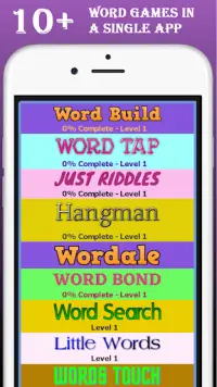 Word collection - Word games Screen Shot 0