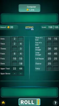 Yatzy Game Dice Offline Screen Shot 2