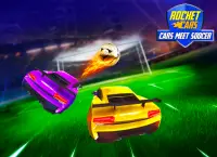 Rocket Car Soccer : Drive & Football Screen Shot 0