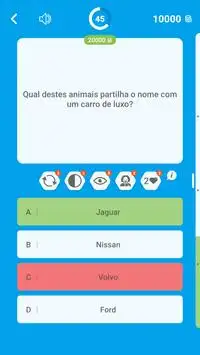 Milionário Português 2020: Quiz, Brain, Word Game Screen Shot 2