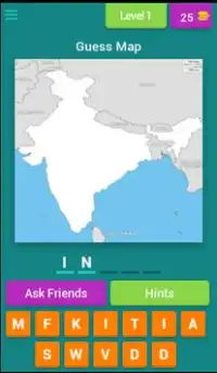 Quiz World Map Screen Shot 0